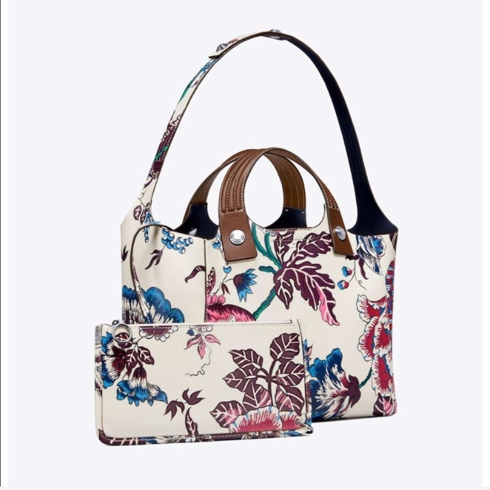 Tory Burch Rory Mini Tote In Happy Times New With Tags